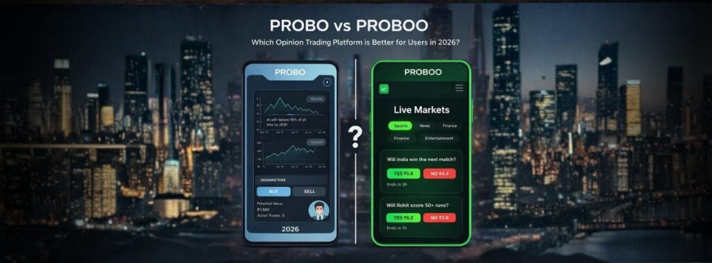 Probo vs Proboo: Which Opinion Trading Platform is Better for Users in 2026